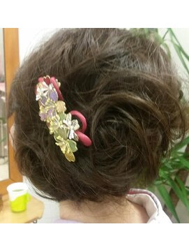 リンク(RINK) 和装華やかアップスタイル