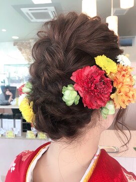 ハーツヘアーズ 五日市店(HEARTS hair's) 成人式アップスタイル