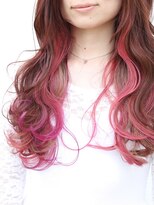 ユニカ ヘアー(UNICA hair)&nbsp;尾道市 人気 UNICA インナーカラー ピンク