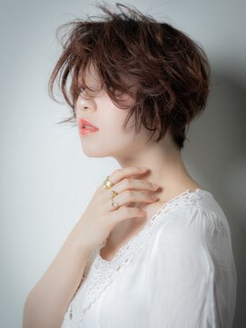 カバーヘアアンドスパ ブリス 浦和(COVER HAIR&SPA bliss) ひし形マッシュショートウルフ小顔グラボブw浦和20代30代40代