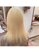 ヴェルム ヘア デザイン(Velum.HAIR DESIGN)&nbsp;抜きっぱなしブロンド（リタッチ）