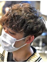 ヘアアイラッシュ リベット(hair eyelash RIVET)&nbsp;マッシュ×スパイラルパーマ