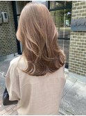 透け感ヌーディーカラーハニーベージュ