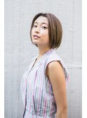 前髪なしショート/ボブショート/シルキー/タイトストレート