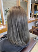 ブリーチなしグレージュカラー☆