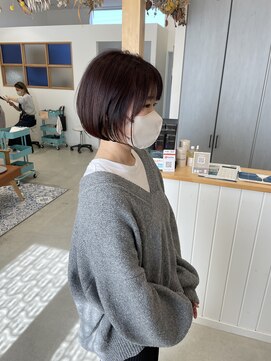 ジジ チーク 栃木(Gigi cheek) ナチュラルボブ/ピンクブラウン♪