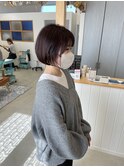 ナチュラルボブ/ピンクブラウン♪