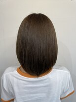 ヘアープロデュース ラピセット 松山(Lapset)&nbsp;20代30代40代艶感ストレートオリーブグレージュ透明感ロング