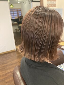 ヘアーメイク スロー(Hair make Slow) 切りっぱなしボブ