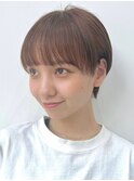 30代40代50代　大人女性/前髪ありショートボブ/ショートヘアUP