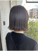 切りっぱなしボブ×グレージュカラー♪/南行徳