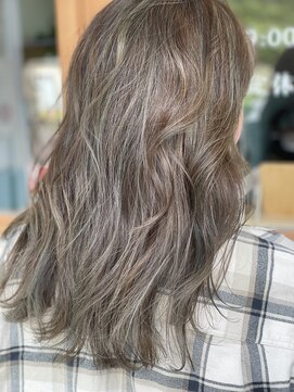 スナリー(Snaly) ハイライト/白髪ぼかし/白髪活かし/脱白髪染め/カーキ