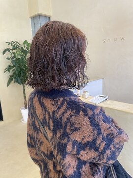 スニュウ(snuw) 【snuw mina】 ボブパーマ/ボブ/パーマヘア/