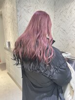 エイト 神戸三宮店(EIGHT)&nbsp;【裾カラー】ブラック×ピンク☆