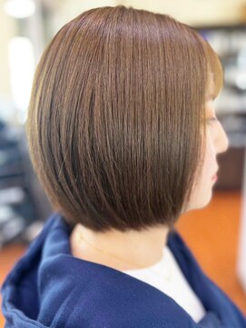 アークスヘアー 20代30代40代髪質改善カラーベージュブラウン透明感ミディボブ