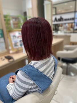 アッシュ 行徳店(Ash) ハイライト×ピンクベージュ