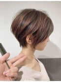 30代40代50代60代/黄金バランス/立体感ふんわりショートボブ