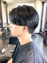 ダブル(DOUBLE)&nbsp;センターパート×カルマパーマ