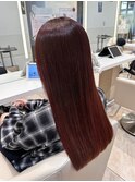 ★チェリーレッド×髪質改善トリートメント