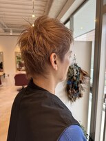 マルフェ 天王寺(marfe)&nbsp;メンズカット　メンズブリーチミルクティーベージュ透明感カラー