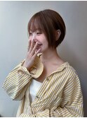 表参道駅/レイヤーカット/顔周り/ボブ/ダブルカラー/ブリーチ