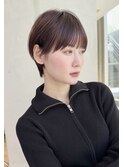 マッシュショート/ショートヘア/ショートボブ/耳掛けショート