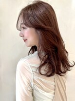 カナン(CANAAN)&nbsp;韓国レイヤー　小顔カット　エアリーロング