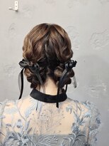 エフェ(effet)&nbsp;ガーリーなツインお団子ヘア+500円