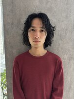 ロッソ 西荻窪(ROSSO)&nbsp;メンズのミディアムレイヤーパーマ