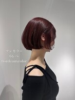 ハピネス 梅田茶屋町店(HAPPINESS) ブリーチなしダブルカラーワインレッド