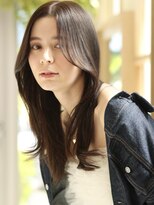 カナン(CANAAN) 似合わせカット×顔まわりレイヤースタイル&オリーブベージュ