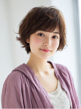 ニスル 上尾店(NISURU) 似合わせカット/大人ガーリー/ダークアッシュ/着物/上尾/上尾駅