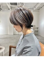 ジュベ 別府店(juve.) 別府ショートボブ顔まわりレイヤーカット髪質改善カラー30代
