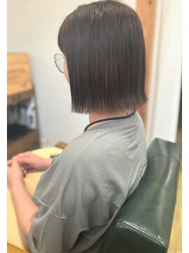 ヘッドスパ/ラベンダーミルクティー/刈り上げボブ/美髪/福島市