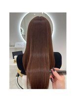 アイニ 天王寺アポロ店(aini)&nbsp;カラーハイライトハッシュカットレイヤーカットボブ髪質改善