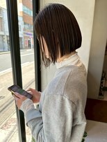 ヘアー アイス ルーチェ(HAIR ICI LUCE)&nbsp;20代30代★透明感アッシュブラウン×前下がりボブ