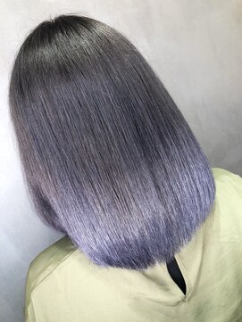 アンダーバーホワイトモデ 河内長野(_WHITE mode) ラベンダーグレージュ　ケアブリーチ　千代田×河内長野