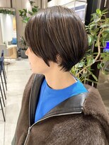 ステアケース 武蔵小杉店(stair:case)&nbsp;大人ショート/ショートボブ/白髪ぼかしハイライト/武蔵小杉