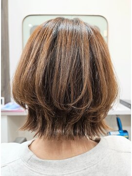 マイ ウェイ 切りっぱなしふんわりボブ