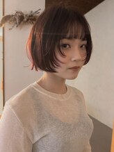 シュピール(Spiel)&nbsp;顔まわりレイヤー×ナチュラルボブ