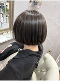 ハイライトカラー×ミニボブ