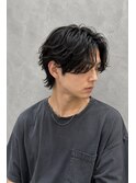 毛流れニュアンスセンターパート