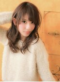 モカアッシュベージュミディ