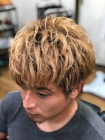 ヘアー クリエイト 縁(Hair Create en) 大人のメンズ　無造作ショートカット　束感プラス