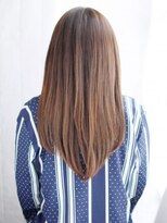 ナル 白山神社参道通り店(nalu)&nbsp;センターパートのラフロングスタイル