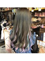 オーバーキャプテンネイキッド(OVER CAPTAIN NAKED) ユニコーンカラー※シールエクステ