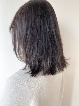 ネイヴィル オモテサンドウ(navile omotesando) ブリーチなしグレージュ×ネオウルフ