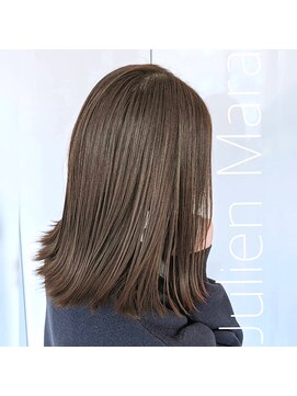 ジュリアンマーラ(Julien Mara) イルミナカラー/透明感カラー/アッシュグレージュ/秋カラー/小顔