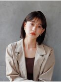ナチュラル＊大人ストレートボブ