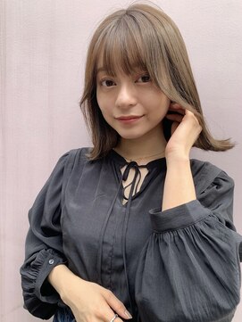 ジーナ 川崎(Zina) 髪質改善＊透明感ダークシルキーベージュ＊美髪【Zina 川崎】